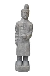 Standing Chinese warrior, 120 cm H 
