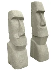 Moai head, 250 cm H 
