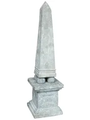 Klassischer Obelisque auf Sockel (2-teilig), 120 cm 