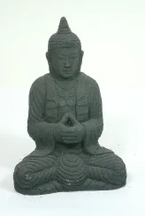 Sitzender Buddha, thailändisch, 20 cm 