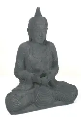 Sitzender Buddha - Thai 50cm hoch, antikisiert 