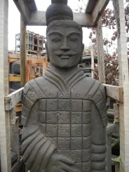 Chinesischer Krieger, stehend, 200 cm 