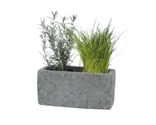 Pflanzgefäß (Kräutertopf), rechteckig, glatt, 30 cm 