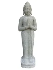 Standing Buddha "Namaste", Indian, in various sizes, 