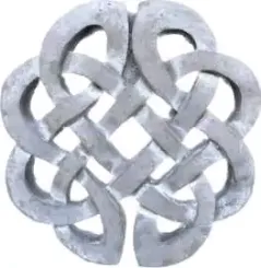 Callum - Plaque - Keltisches Motiv, Ø 20cm | Steinguss 