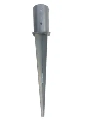 Einschlagbodenhülse, 60 cm, mit Rohr Ø 8,1 cm 