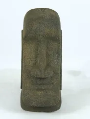 Tiki-Kopf, 14 cm, olive 