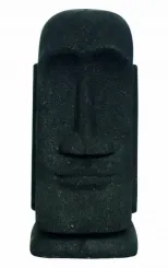 Tiki head, 25 cm H, black 