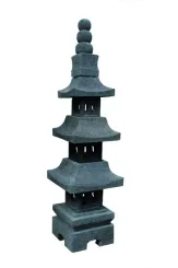 Jap. Steinlaterne „Pagoda Gata“, 110 cm 