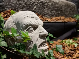 Zombie-Kopf, 16 cm 