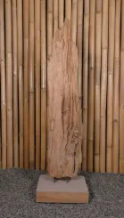 Wurzel mit Ständer aus Teakholz ca. 100cm hoch 