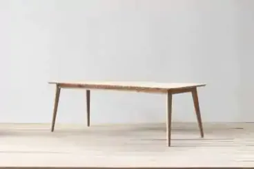 Tisch aus Teakholzzweigen und Teakholzwurzel, Größe 220 x 100 x 75 cm 