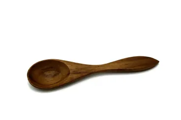 Holzlöffel, aus Teakholz, 13 cm L 