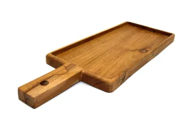 Holztablett, aus Teakholz, 40 x 15 x 2 cm 