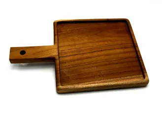 Holztablett, aus Teakholz, 30 x 20 x 2 cm 