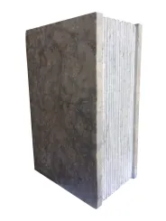 SALE – Buch aus Marmor, grau 