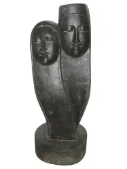 Paar, abstrakte Skulptur, 120 cm 