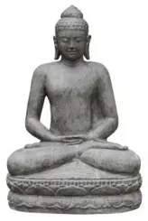 Sitzender Buddha "Meditation", indisch, in verschiedenen Größen, 100 cm, Hohlguss
