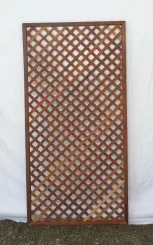 Gartenzaun Gitter aus Hartholz Merbau 90 x 180cm 