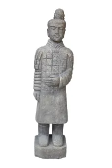 Chinesischer Krieger, stehend, 120 cm 