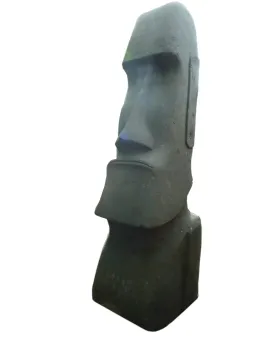 Moai head, 200 cm H 