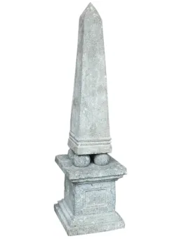 Klassischer Obelisque auf Sockel (2-teilig), 120 cm 