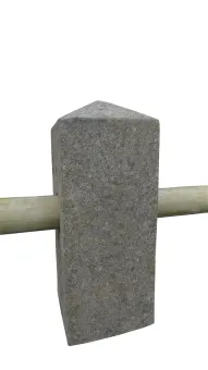 Zaunelement für einen Bambusstab, gerade, 50 cm 
