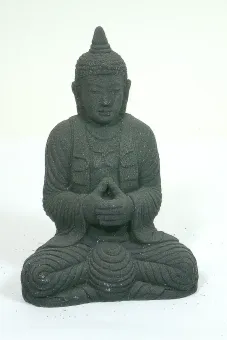 Sitzender Buddha, thailändisch, 20 cm 