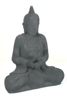 Sitzender Buddha - Thai 50cm hoch, antikisiert 