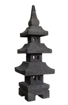 Jap. Steinlaterne „Pagoda Gata“, 80 cm 
