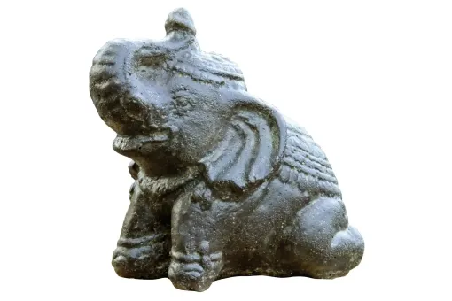 Elephant (Indian style), 13 cm L 