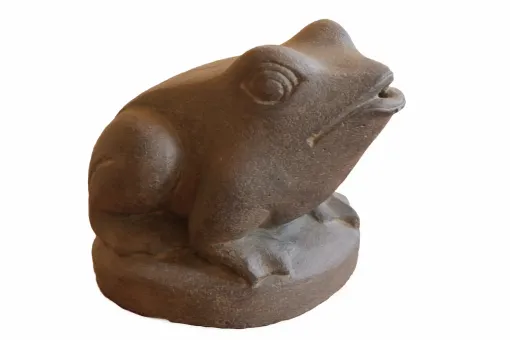 Seated frog, 33 cm H 