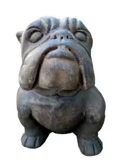 SALE – Sitzende Bulldogge, 45 cm 