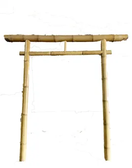 Torii S mit Bambus verpackt. 