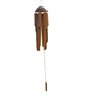 Windspiel Bali, 40 cm | Bambus und Kokosnuss. Natürlich 