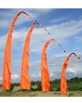 Bali Flag, satin, cream 3 meters 
