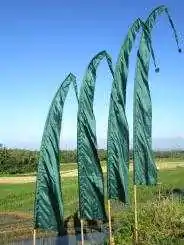 Bali-Fahne, dunkelgrün, 3 Meter