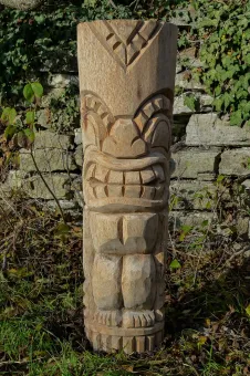 Tiki Statue Polynesien Stil - Modell 4 (ganzer Körper) 