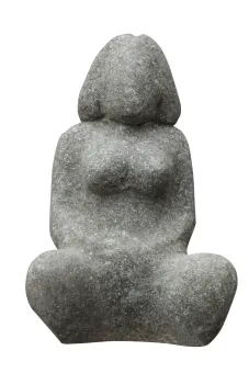 Weibliche Plastik Abstrakt, ca  40 cm hoch 