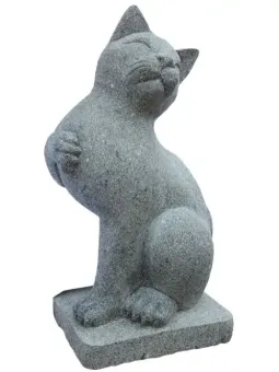 SALE – Stehende Katze, Pfote Brust, ca. 60 cm 