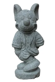 SALE - Standing mouse on base, ca. 55 cm high 
