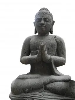 Sitting Buddha "Namaste", Indian, in different sizes, 
