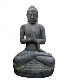 Sitzender Buddha "Namaste", indisch, in verschiedenen Größen, 75 cm