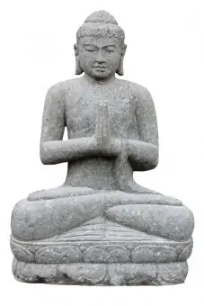 Sitzender Buddha "Namaste", indisch, in verschiedenen Größen, 100 cm