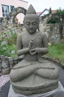 Sitting Buddha "Wheel of Teaching", Indian, in various sizes, 