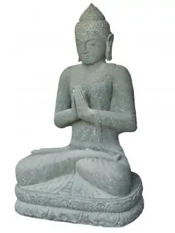 Sitzender Buddha "Namaste", indisch, in verschiedenen Größen, 120 cm