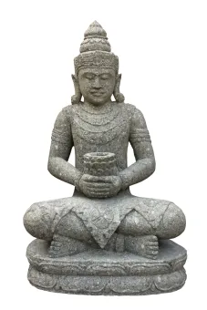 Seated Buddha, Laos Style, ca. 115 cm H 