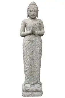 Stehender Buddha "Namaste", indisch, in verschiedenen Größen, 120 cm