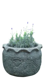 SALE - glatt, mit Relief, 60 cm Ø 