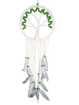 Dreamcatcher, tree of life in white, 12 cm 